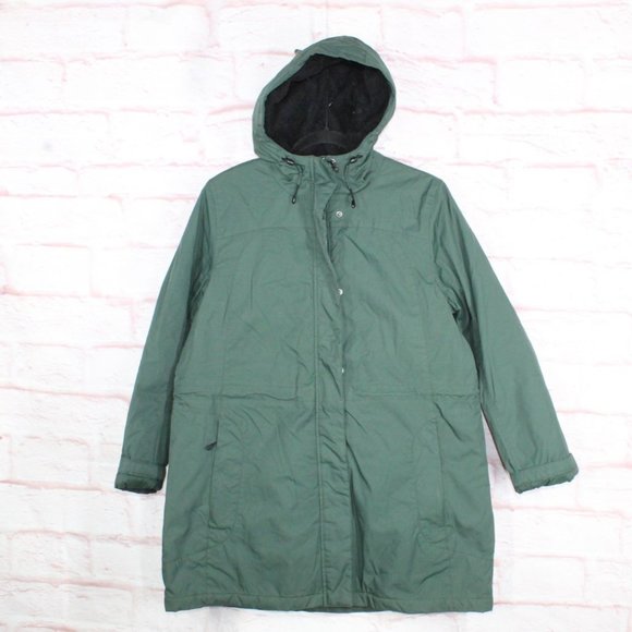 L.L. Bean Jackets & Blazers - LL Bean Green Mountain Goose Down Puffer Winter Warmer Hooded Coat Large